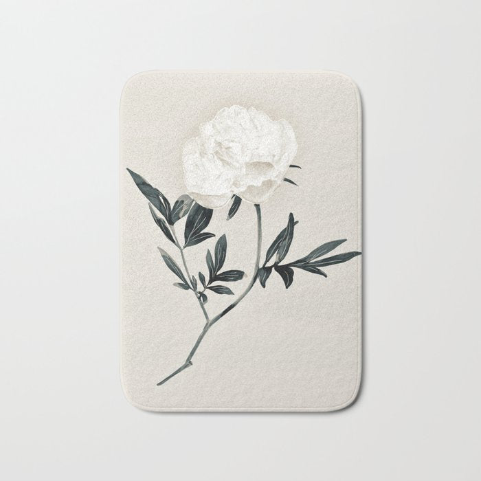 White Rose  Bath Mat Gallery Image 1