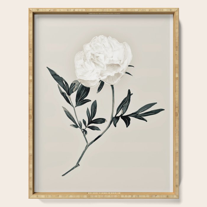 White Rose  Serving Tray Gallery Image 1