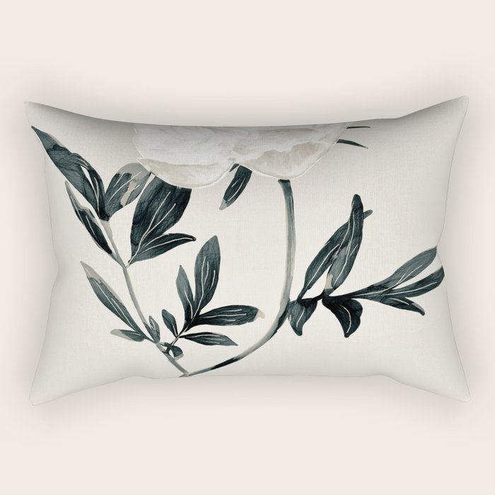 White Rose  Rectangular Pillow Gallery Image 2