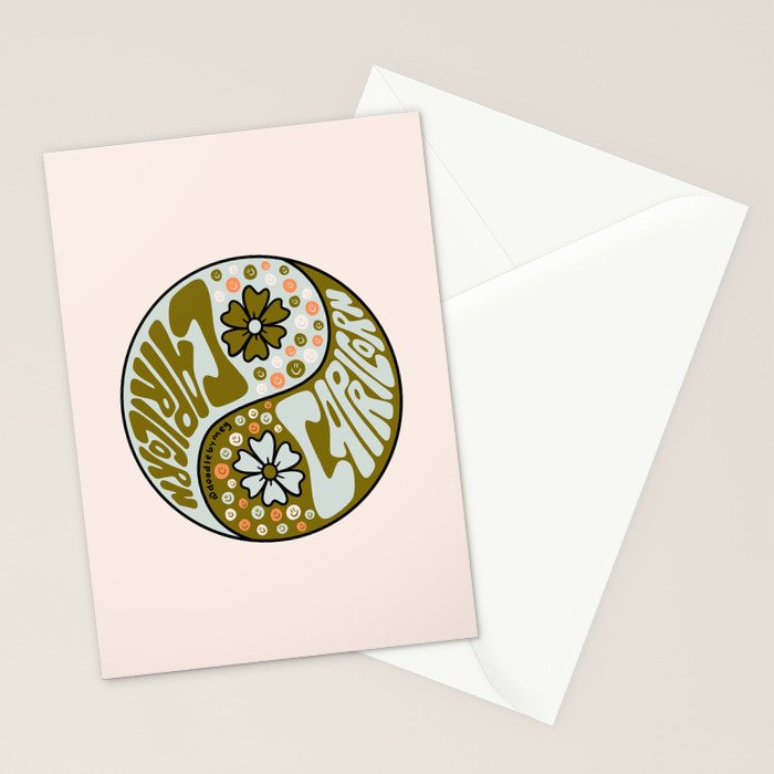 Capricorn Yin Yang Stationery Card Gallery Image 2