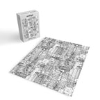 Edinburgh toile black white Jigsaw Puzzle Gallery Image 2