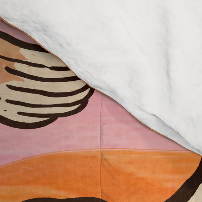 Tibetan Tiger // Stay Wild Color Wave Comforter Gallery Image 4