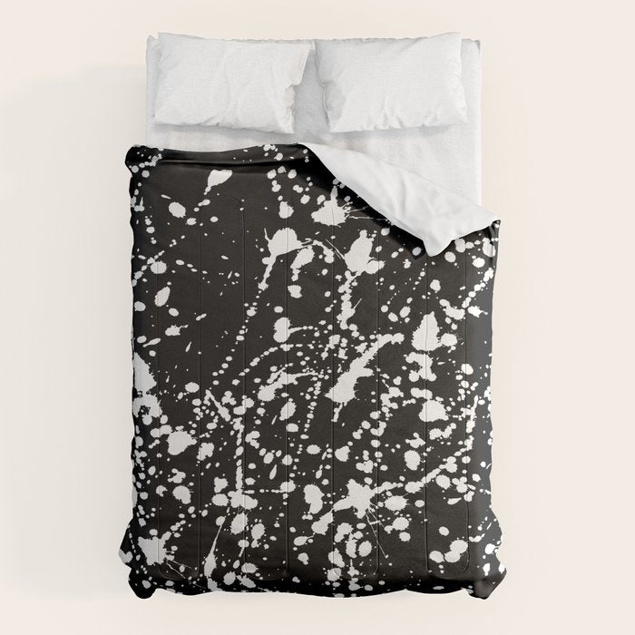 Splat Black Comforter Gallery Image 6