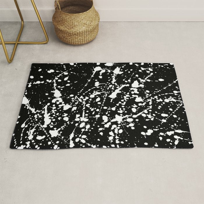 Splat Black Rug Gallery Image 1