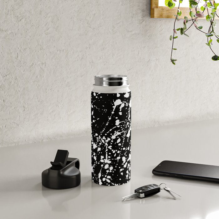 Splat Black Water Bottle Gallery Image 4