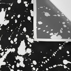 Splat Black Wall Tapestry Gallery Image 3