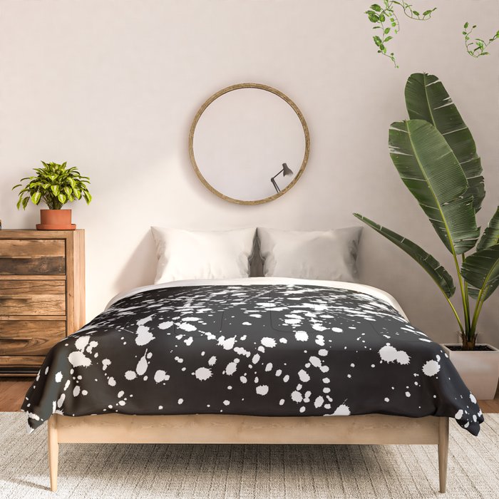 Splat Black Comforter Gallery Image 3