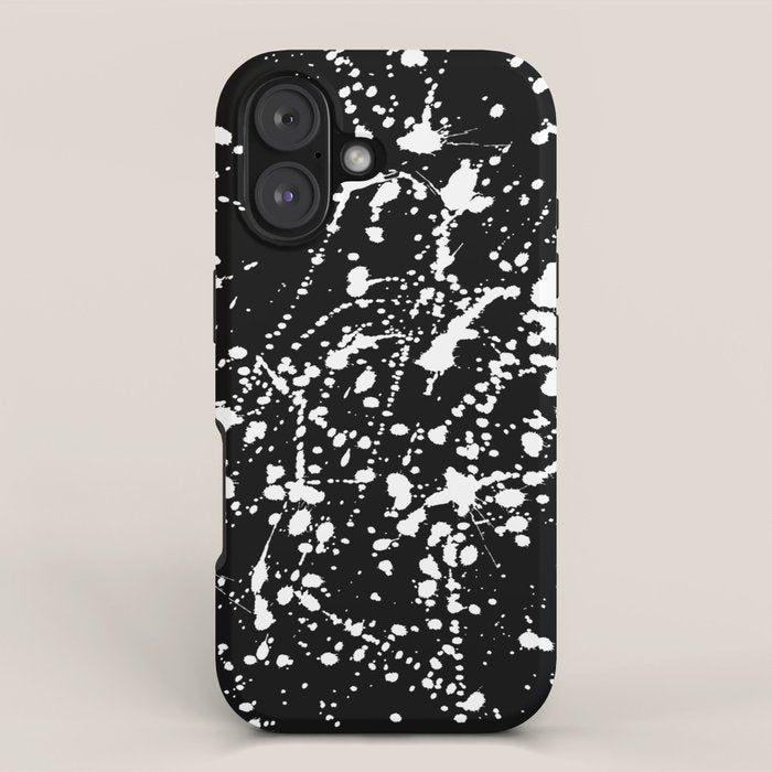 Splat Black iPhone Case Gallery Image 1