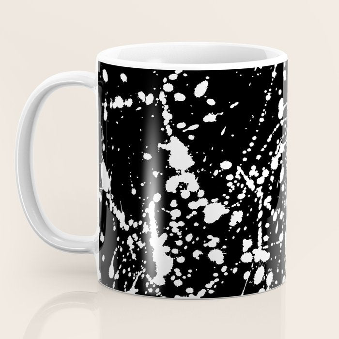 Splat Black Coffee Mug Gallery Image 3