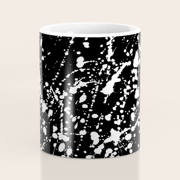 Splat Black Coffee Mug Gallery Image 4