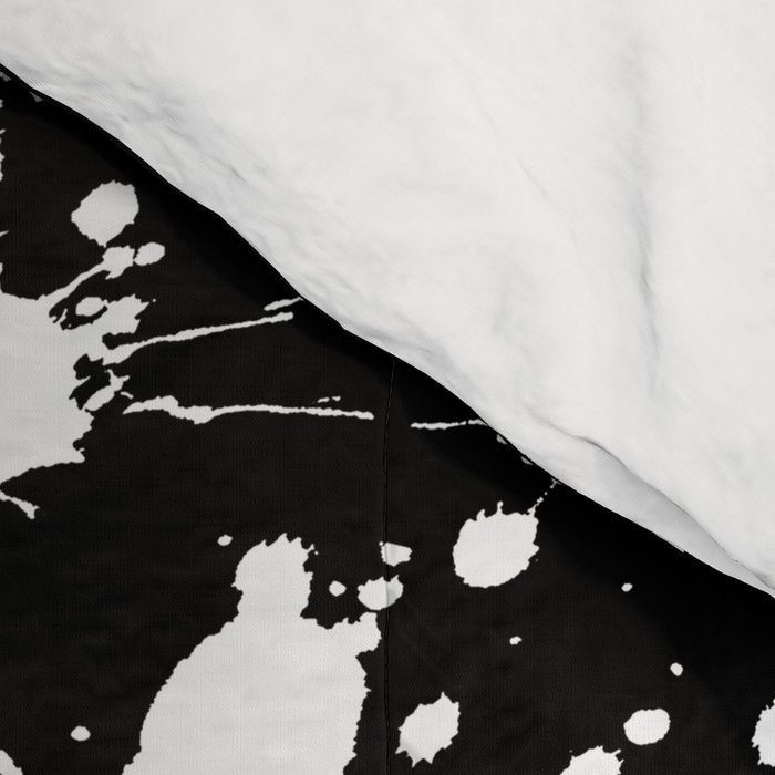 Splat Black Comforter Gallery Image 4