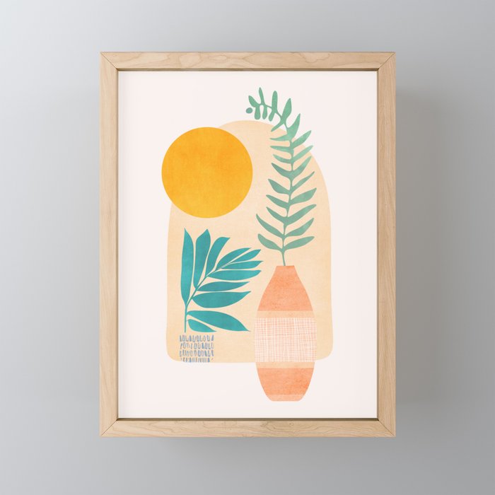 Sunny Window Garden Still Life Mini Art Print Gallery Image 1