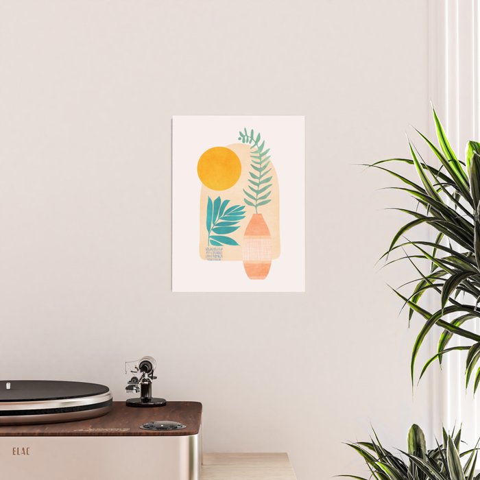 Sunny Window Garden Still Life Poster Gallery Image 2