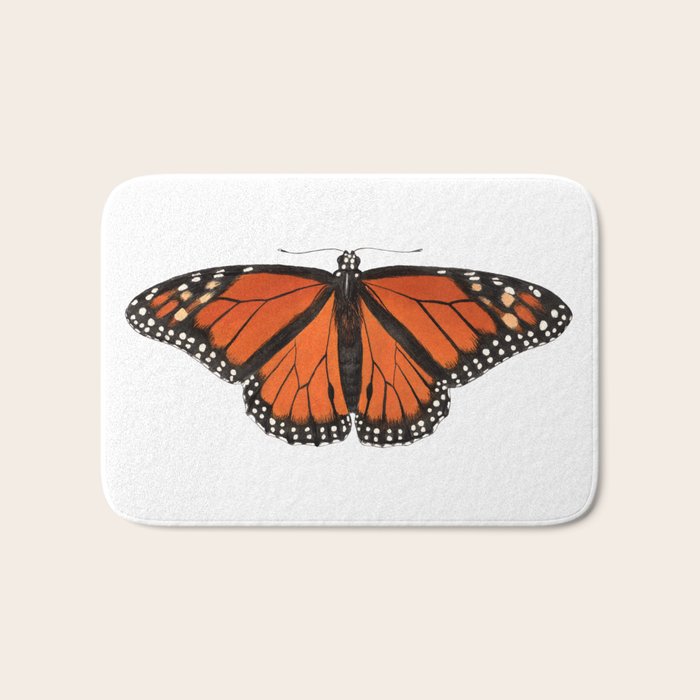 Monarch (Danaus plexippus) Bath Mat Gallery Image 1