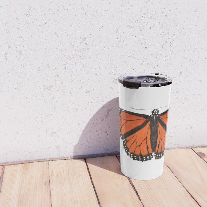 Monarch (Danaus plexippus) Travel Mug Gallery Image 4