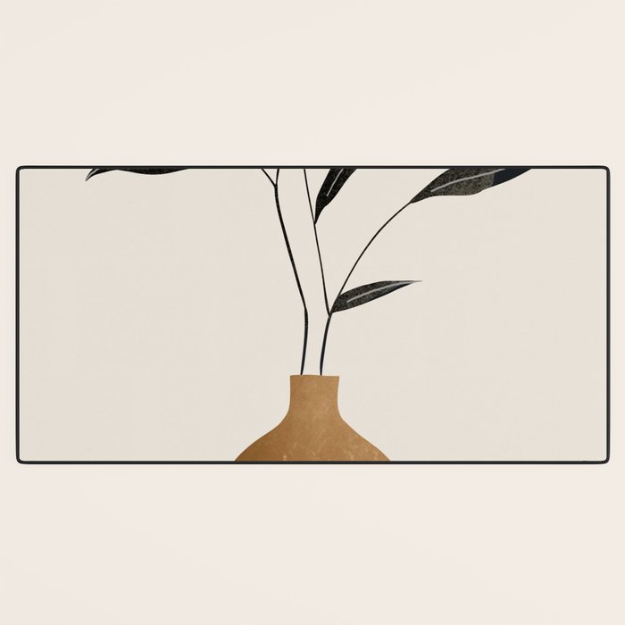 minimal plant 70 Desk Mat Gallery Image 3