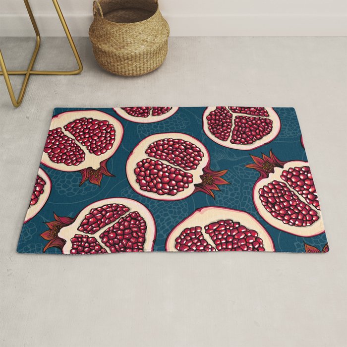 Pomegranate slices  Rug Gallery Image 1