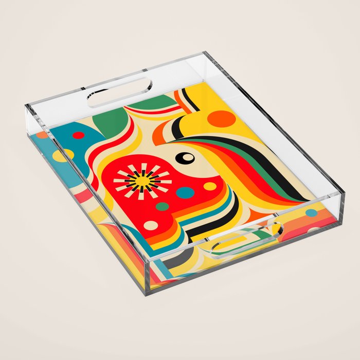 Sunshine Sparkling Girl Acrylic Tray Gallery Image 1