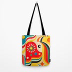 Sunshine Sparkling Girl Tote Bag Gallery Image 2