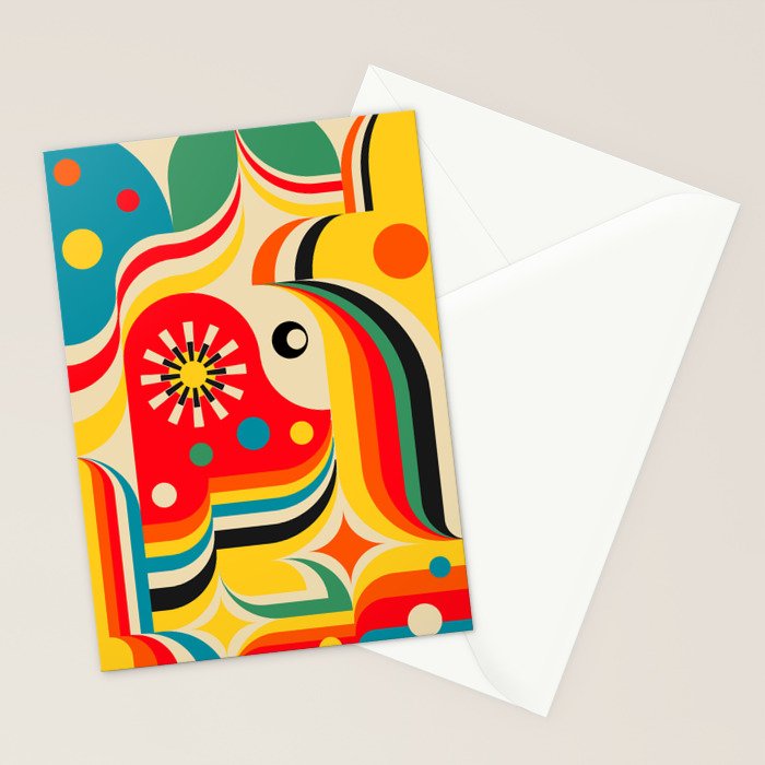 Sunshine Sparkling Girl Stationery Card Gallery Image 2