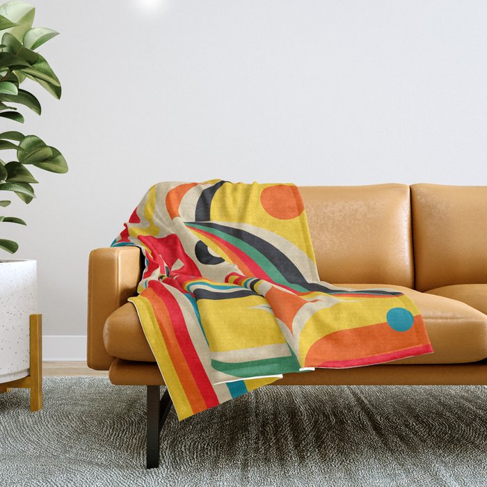 Sunshine Sparkling Girl Throw Blanket Gallery Image 1