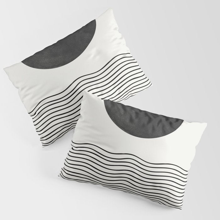 Modern Waves Pillow Sham Gallery Image 3