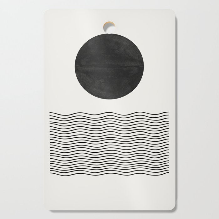 Modern Waves Cutting Board Gallery Image 1