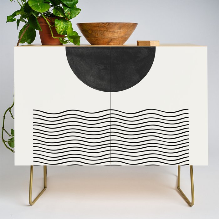 Modern Waves Credenza Gallery Image 1