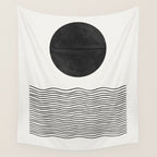 Modern Waves Wall Tapestry Gallery Image 4