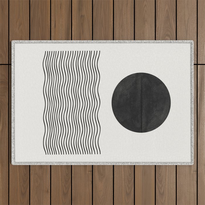 Modern Waves Outdoor Rug Gallery Image 1