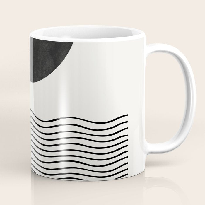 Modern Waves Coffee Mug Gallery Image 1