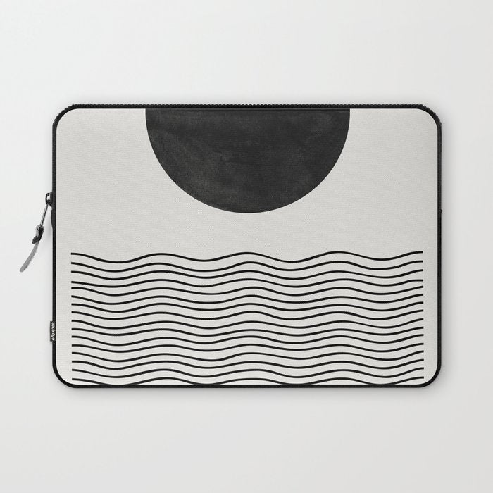 Modern Waves Laptop Sleeve Gallery Image 1