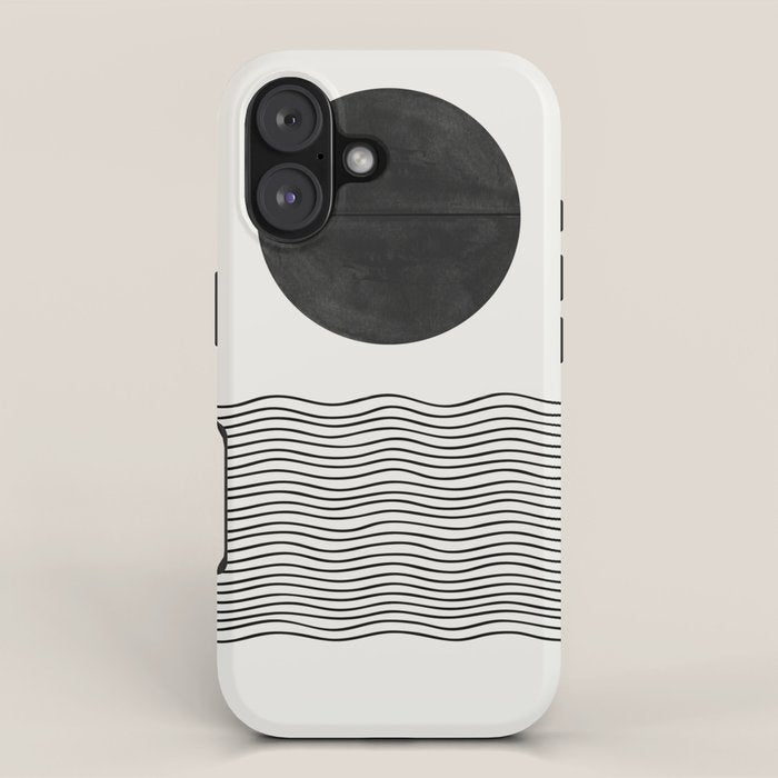 Modern Waves iPhone Case Gallery Image 1
