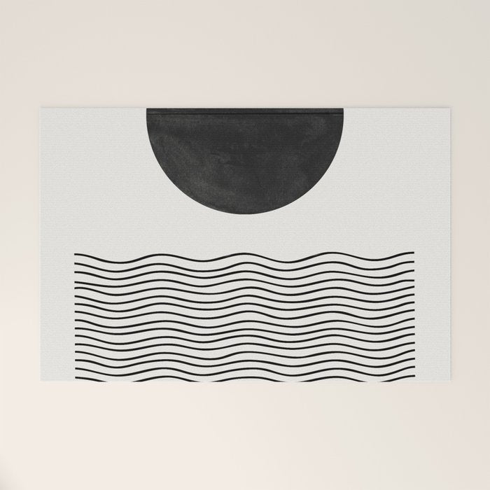 Modern Waves Welcome Mat Gallery Image 1
