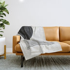 Modern Waves Throw Blanket Gallery Image 1
