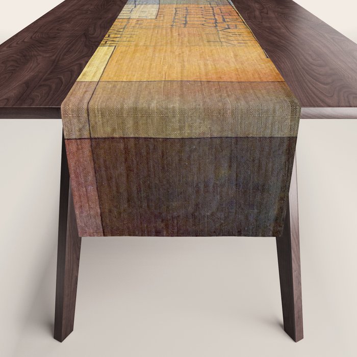 Polyphonic Architecture (1930) painting, Paul Klee Table Runner Gallery Image 1