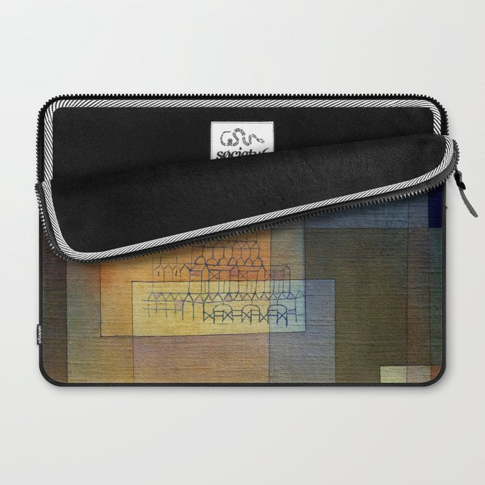 Polyphonic Architecture (1930) painting, Paul Klee Laptop Sleeve Gallery Image 2