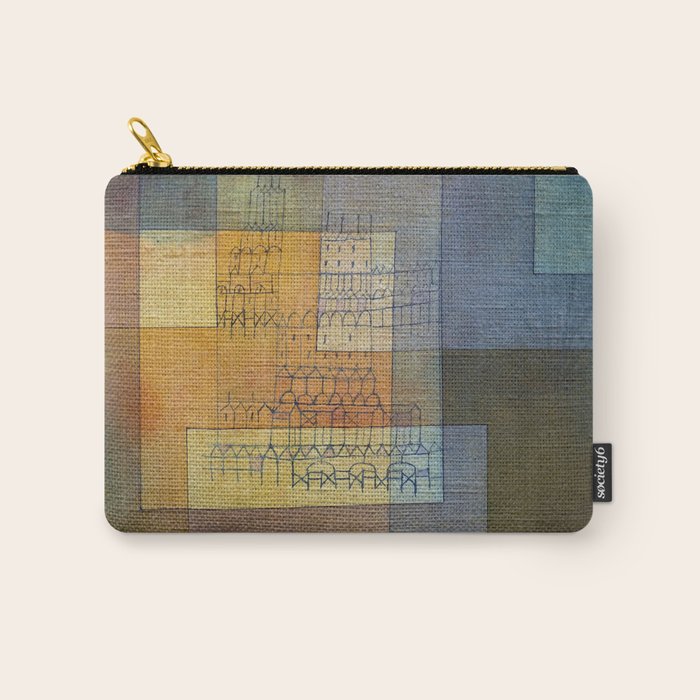 Polyphonic Architecture (1930) painting, Paul Klee Carry All Pouch Gallery Image 1
