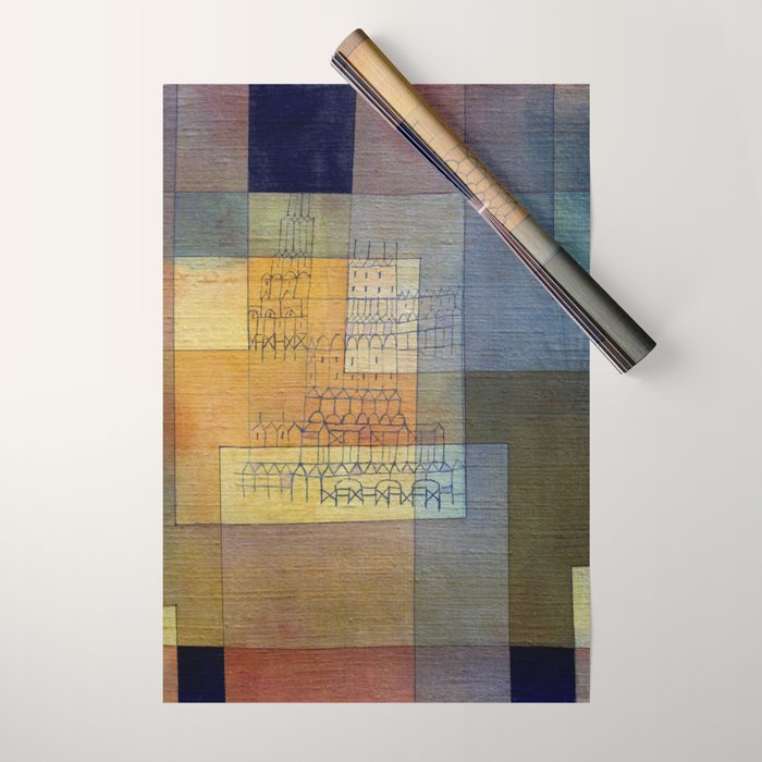 Polyphonic Architecture (1930) painting, Paul Klee Wrapping Paper Gallery Image 1
