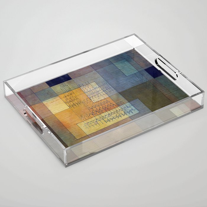 Polyphonic Architecture (1930) painting, Paul Klee Acrylic Tray Gallery Image 1