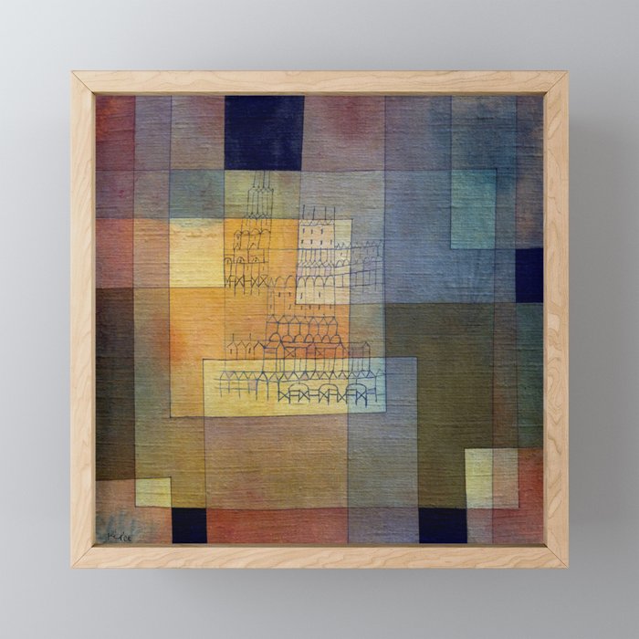 Polyphonic Architecture (1930) painting, Paul Klee Mini Art Print Gallery Image 1