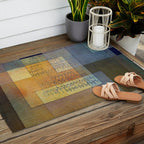 Polyphonic Architecture (1930) painting, Paul Klee Outdoor Rug Gallery Image 2