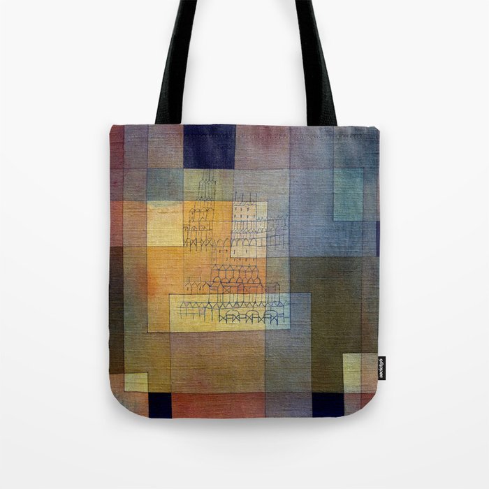 Polyphonic Architecture (1930) painting, Paul Klee Tote Bag Gallery Image 1
