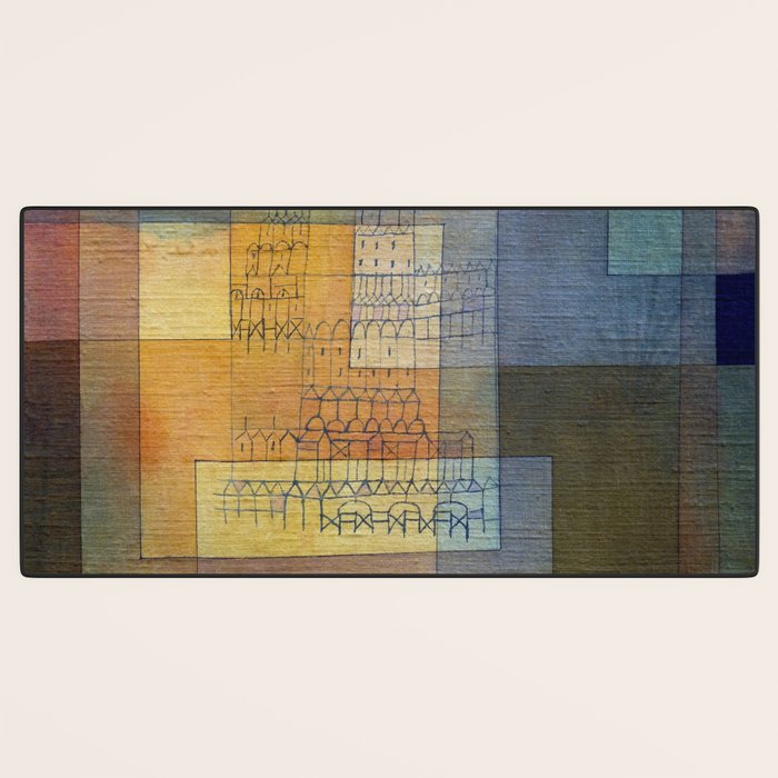 Polyphonic Architecture (1930) painting, Paul Klee Desk Mat Gallery Image 3