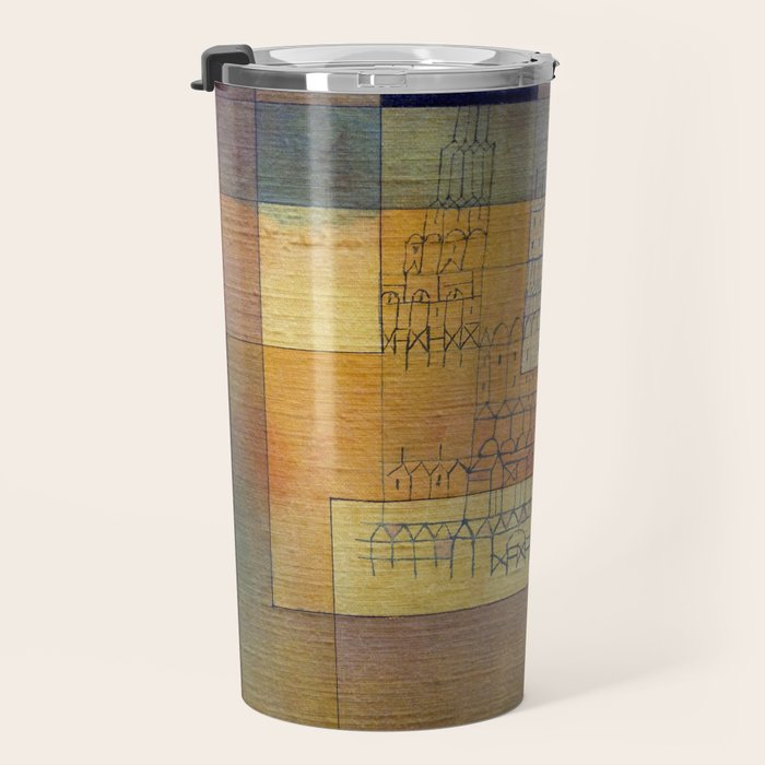 Polyphonic Architecture (1930) painting, Paul Klee Travel Mug Gallery Image 3