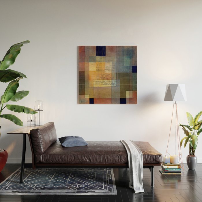 Polyphonic Architecture (1930) painting, Paul Klee Wood Wall Art Gallery Image 2