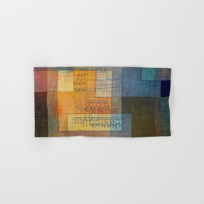 Polyphonic Architecture (1930) painting, Paul Klee Bath Towel Gallery Image 1