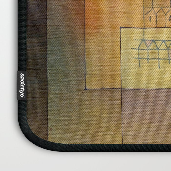Polyphonic Architecture (1930) painting, Paul Klee Laptop Sleeve Gallery Image 3