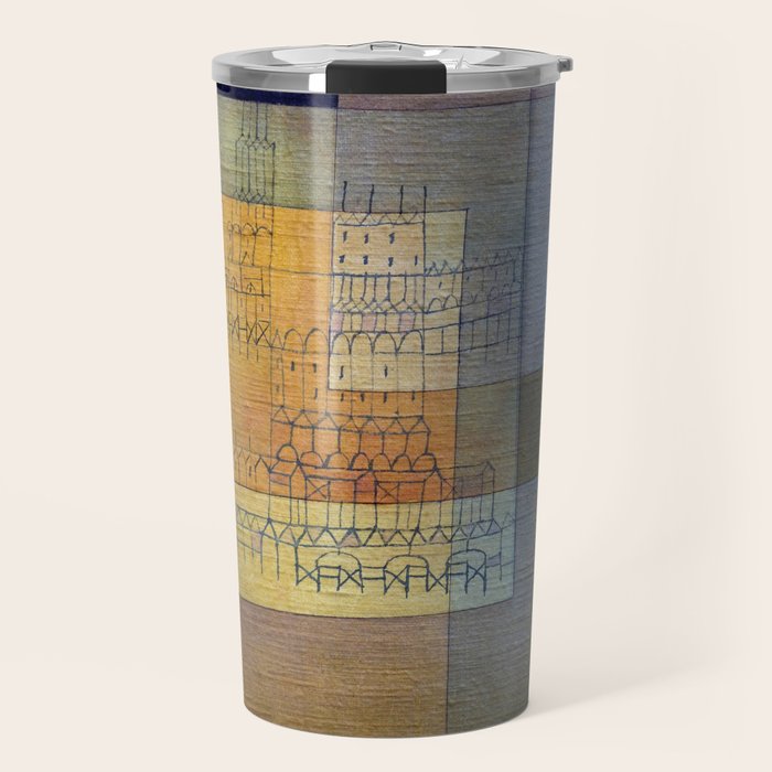 Polyphonic Architecture (1930) painting, Paul Klee Travel Mug Gallery Image 1