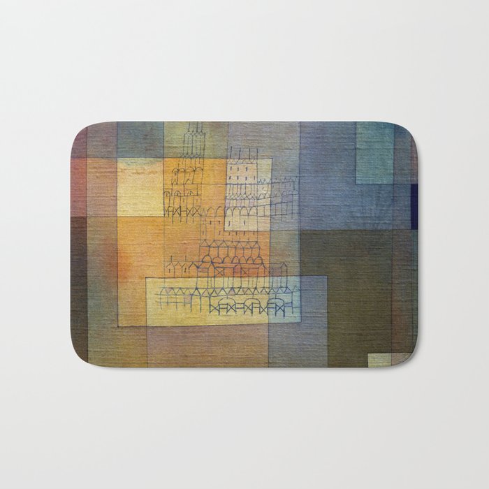 Polyphonic Architecture (1930) painting, Paul Klee Bath Mat Gallery Image 1